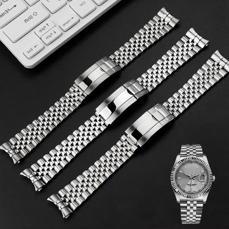 Rolex Watch Datejust - 20 ミリメートルジュビリー時計バンドロレックスオイスターストラップ永久サブマリーナ男性高級時計チェーン Mod パーツ交換アクセサリー