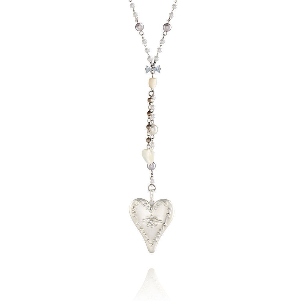 蝶真珠ペンダントネックレスチョーカーギフト女性のための光沢の - Butterfly Clasp Deployant のレビューと価格