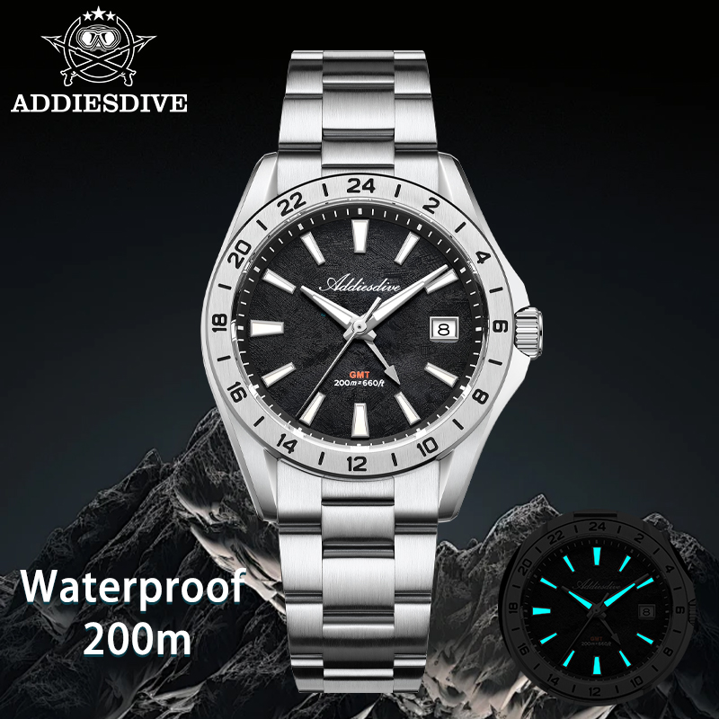 ADDIESDIVE GMT クォーツ時計ステンレス鋼発光防 - Rolex Watch Submariner のレビューと価格