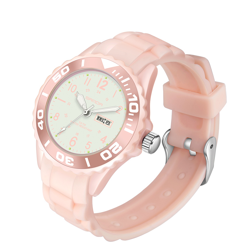 女性のためのブランドの腕時計,青いシリコンストラップ付きのト - Silicone Band Women のレビューと価格