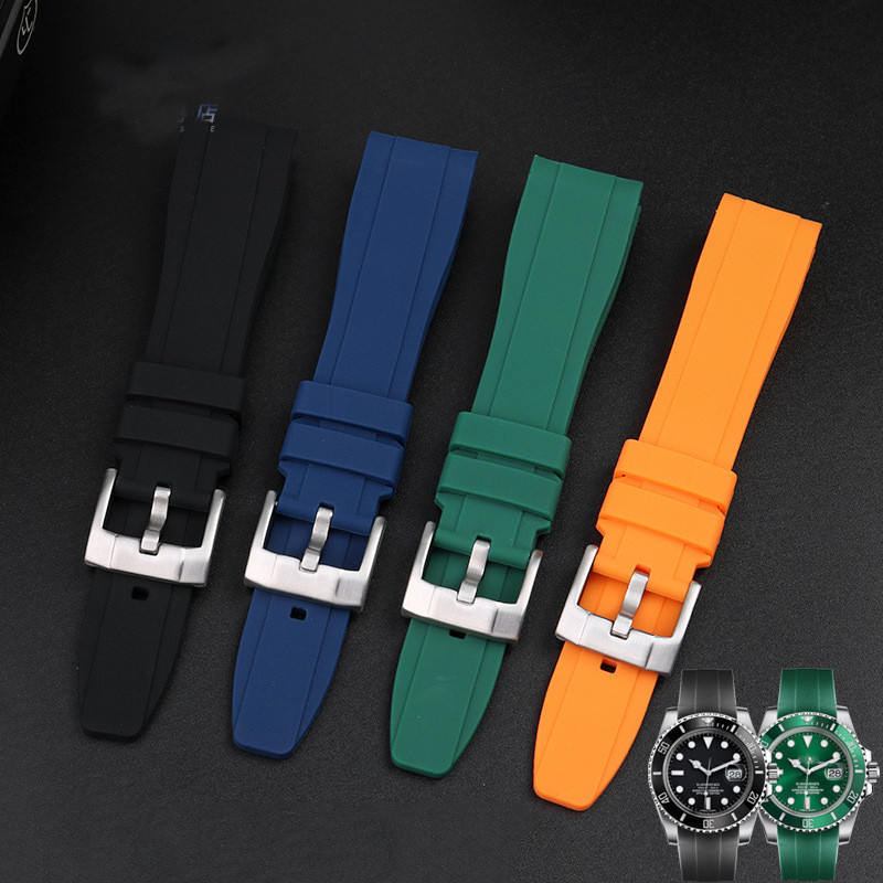 湾曲したインターフェイスストラップ,20mm 22mm si - Rolex Watch Submariner のレビューと価格