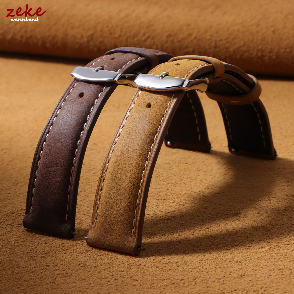 ヴィンテージワックスクイックリリース18mm 20mm 22 - Leather Strap Quick Release のレビューと価格