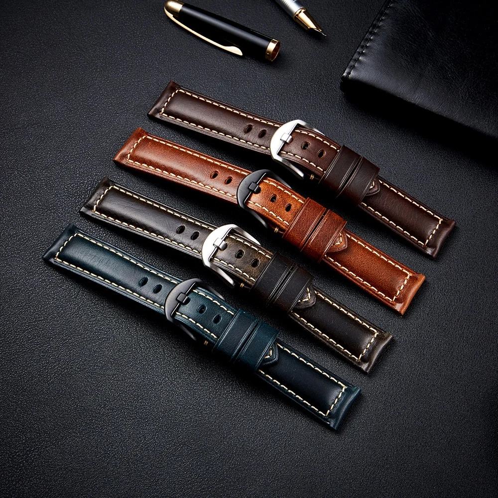 高品質本革ストラップ Huawei Watch GT 6 5 - Leather Strap Quick Release のレビューと価格