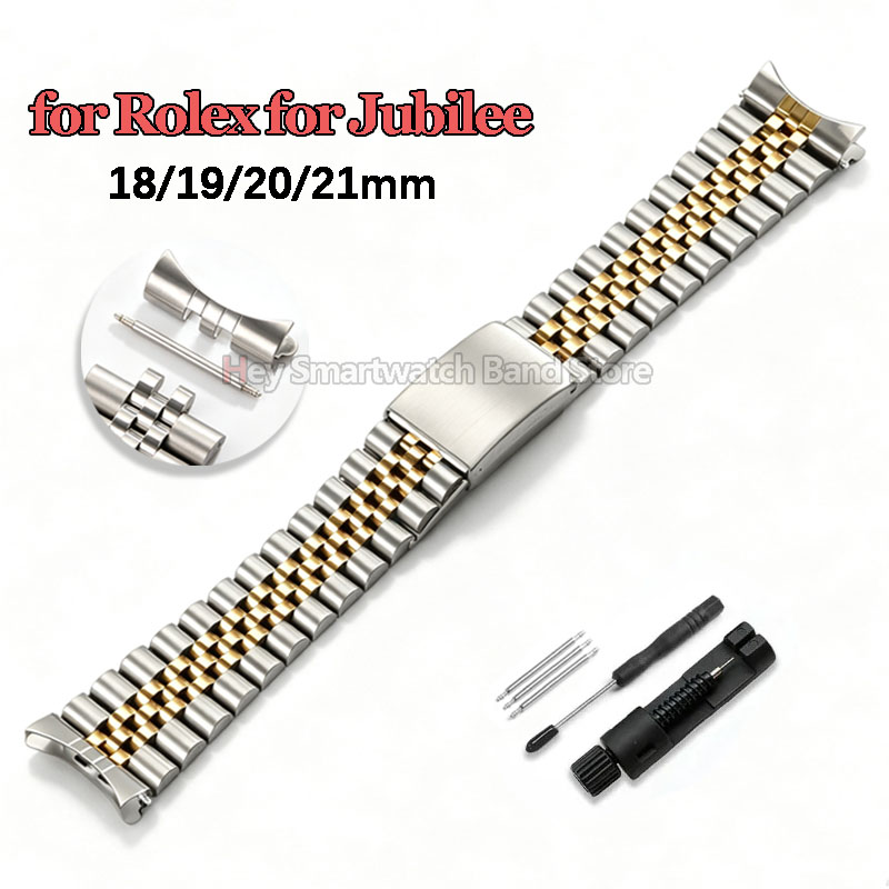 ロレックス デイトジャスト用カーブエンドウォッチバンド ジュ - Rolex Watch Datejust のレビューと価格