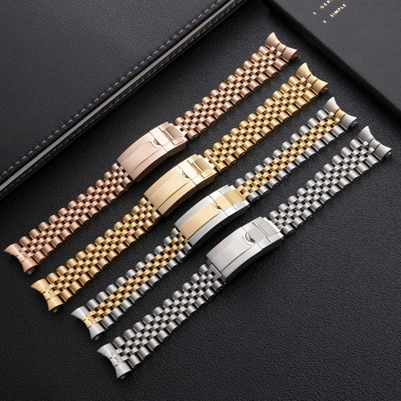 316L ステンレス鋼時計バンド 20 ミリメートルリストバ - Rolex Watch Datejust のレビューと価格