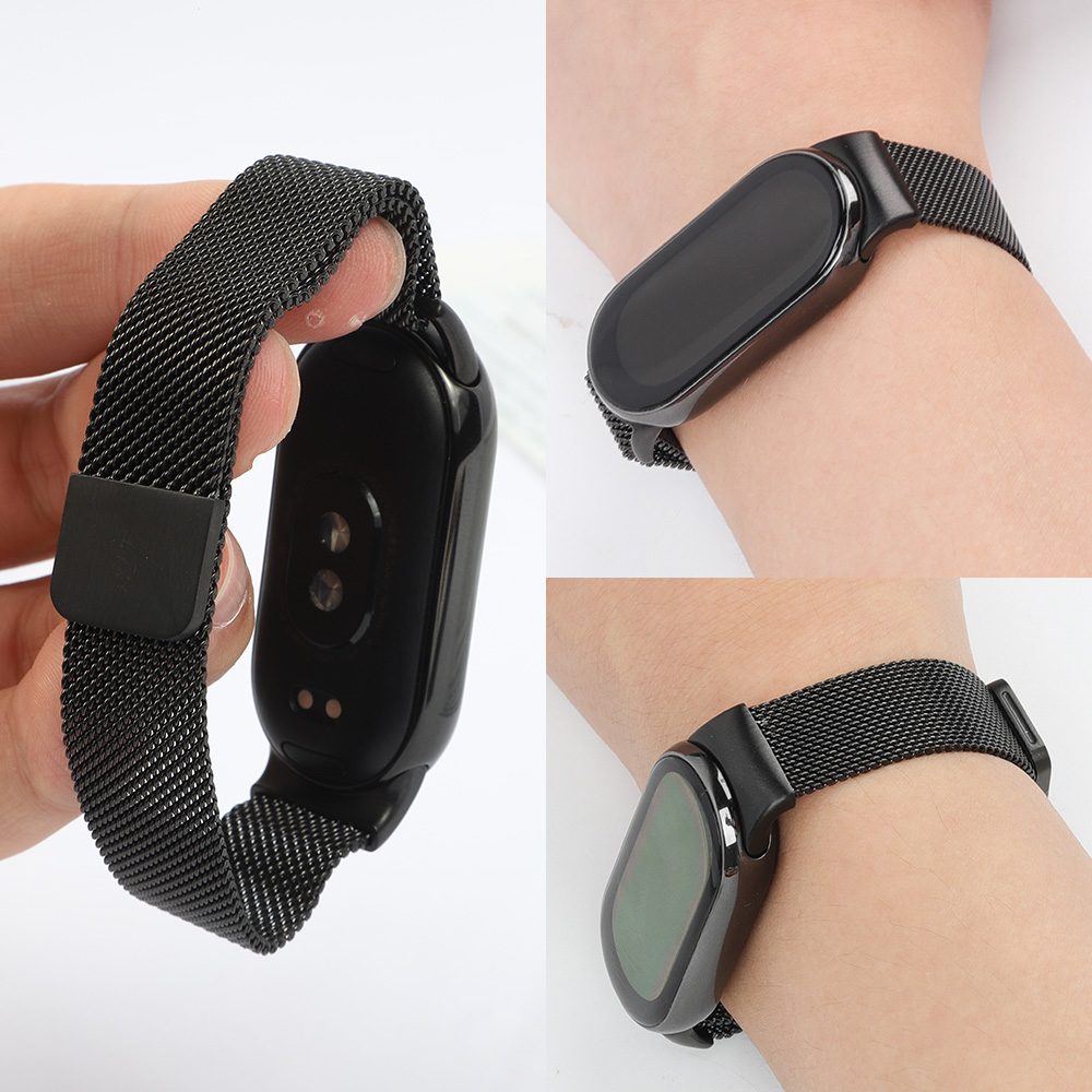 Xiaomi Mi Band 11、10、8、9用 メタル製 - Milanese Loop Magnetic のレビューと価格