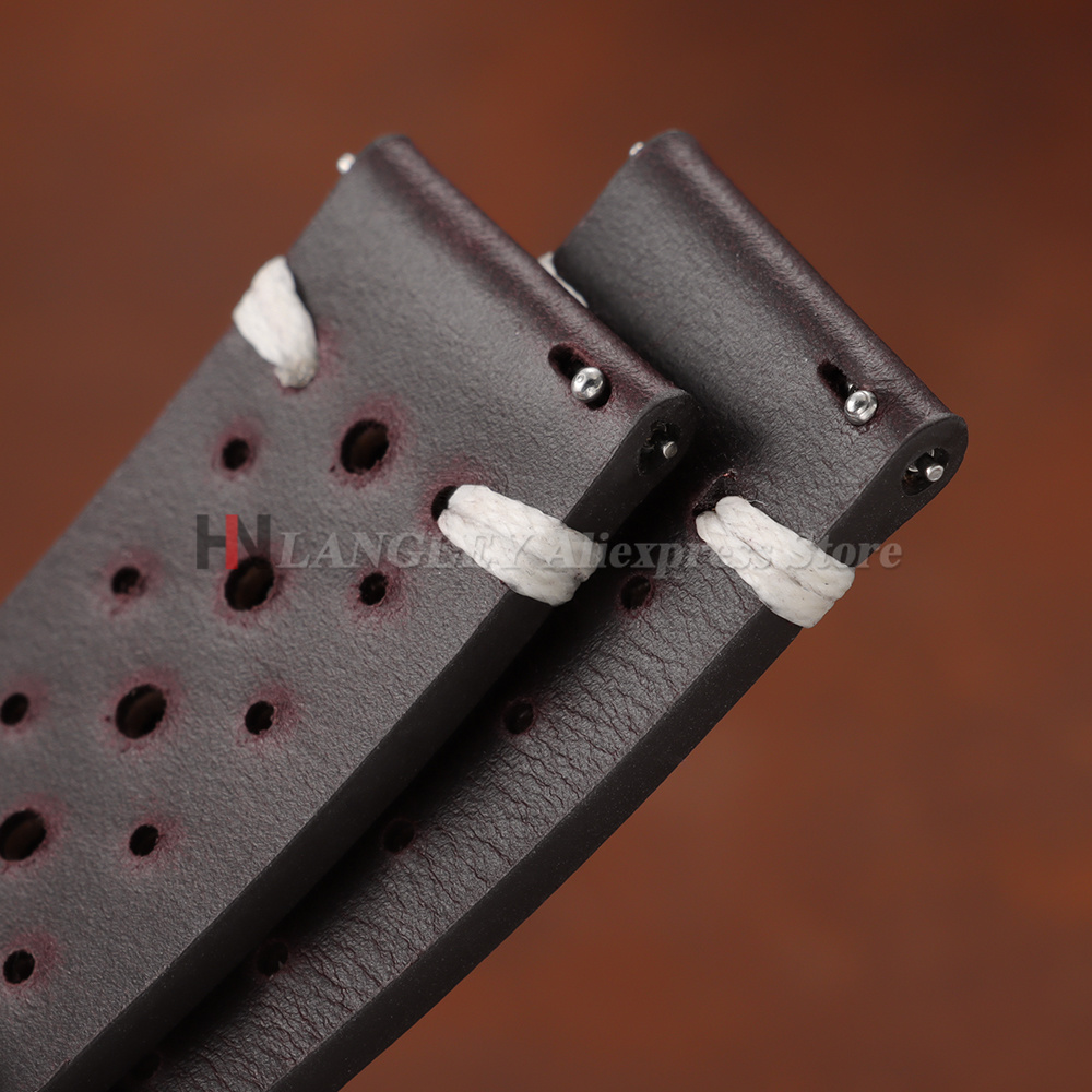 20mm 22mm プレミアム本革ストラップ クイックリリー - Leather Strap Quick Release のレビューと価格